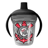 Copo Abcd Infantil Vai Corinthians 170ml Fé Alvinegra