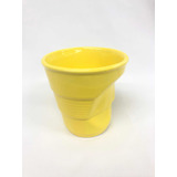 Copo Amassado Amarelo