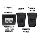 Copo Americano Prime Corinthians Preto 190ml