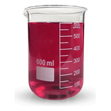 Copo Becker De Vidro Boro Forma Baixa 600 Ml Bequer Graduado
