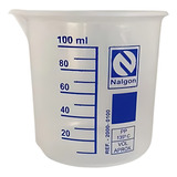 Copo Becker Plástico Com Capacidade 100 Ml Graduado