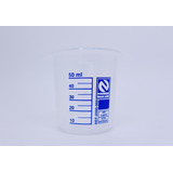 Copo Becker Plástico Com Capacidade 50 Ml Graduado 
