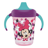 Copo Caneca Antivazamento Treinamento Aprendiz Minnie Lillo Cor Rosa