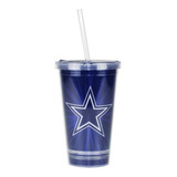 Copo Com Canudo Dallas Cowboys 480ml Nfl