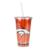 Copo Com Canudo Denver Broncos 480ml Nfl