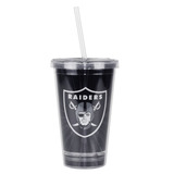 Copo Com Canudo Oakland Raiders 480ml Nfl