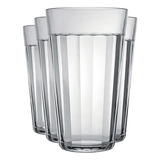 Copo D Vidro Americano Long Drink Batida 450ml 6 Peças Nadir