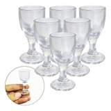 Copo De Dose Shot 10ml Reforçado Tipo Mini Taça Cx 6 Unid