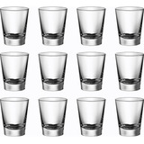 Copo De Dose Shot Vodka Cachaça Tequila Jogo Kit 12 Un 50ml Cor Transparente