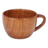 Copo De Madeira Caneca De Café De Madeira Base Plana Retrô D