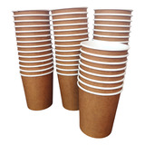 Copo De Papel 150ml Kraft 50un Térmico Biodegradável Café