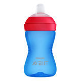 Copo De Transição Bico Macio Azul 9m 300ml Philips Avent