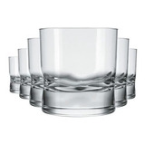 Copo De Whiskys De Vidro Amassadinho 250 Ml Jogo Com 6unid