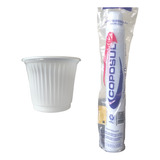 Copo Descartável 50ml Café Cafezinho Chá Ps Branco 100 Copos
