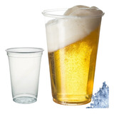 Copo Descartável Plástico 500ml Pp Chopp Cerveja Liso 100und