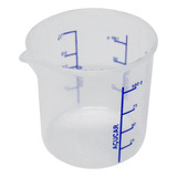 Copo Graduado Medidor 100ml Medida Dosagem 100g 1 2 Xicara