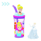Copo Infantil 3d Com Canudo Princesas