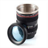 Copo Lente Câmera Caniam Caneca Térmica Macro Ef24 105mm