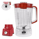Copo Liquidificador Mondial L850w l900w Tampa Vermelha