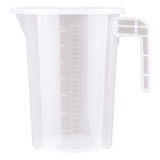 Copo Medidor Com Tampa E Alça 3500ml Plástico Transparente