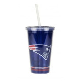 Copo Nfl Com Canudo New England Patriots 480ml