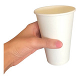 Copo Papel Branco 500ml Pct 80 Unidades Biodegradável