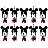 Copo Para Festa Infantil Minnie E Mickey Com Orelhas Lembrança E Decoração Aniversário Mickey 50 Unidades 