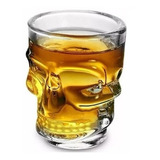 Copo Shot Dose Caveira Em Vidro 45 Ml Yangzi