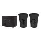 Copo Shot Prime Flamengo Preto 60 Ml Luva Com 2 Unid