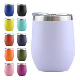 Copo Térmico 360ml Com Tampa Para Bebidas Quentes E Frias