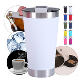 Copo Termico Aço Inox Vácuo C Tampa E Abridor Cerveja Chopp