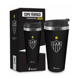 Copo Térmico Atlético Mg Emborrachado Com Tampa Oficial