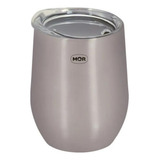 Copo Térmico Bebida Gelada Quente Tampa 360ml Cerveja Café Cor Inox
