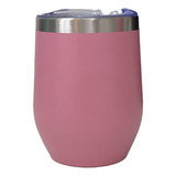 Copo Térmico C Tampa 360ml Inox Café Chá Chopp Cerveja Suco Cor Pink Cores Sortidas