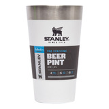 Copo Térmico De Cerveja Stanley Branco Sem Tampa   473ml