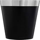 Copo Térmico Preto Para Cerveja Café Com Tampa 473ML