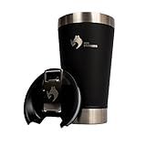 Copo Termico Quente E Frio Com Tampa 473ml Preto Fox Stainless