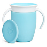 Copo Treinamento Miracle 360 Com Alça 207ml Munchkin Azul