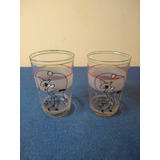 Copos Antigos 2 Copinhos Para Drinks Anos 50 Desenhados