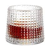 Copos De Uísque De Cristal Copos De Uísque De Cristal Copos Rotativos Para Beber Copos Esféricos De Fundo Pesado Copos De Uísque à Moda Antiga Para Beber Coquetéis Vodca B