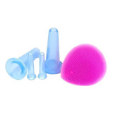 Copos Silicone Tratamento Facial Ventosa Antirrugas esponja