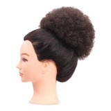 Coque Afro Puff Aplique Crespo Cacheado Orgânico Rabo Afro