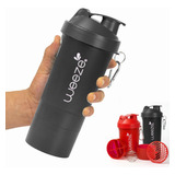 Coqueteleira Academia 500ml Shakeira Copo Shake Garrafa Mola