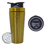 Coqueteleira Academia Shakeira Blender Bottle Inox Com Mola