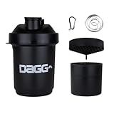 Coqueteleira Academia Shaker Porta Whey Shakeira Copo Fitness C Mola 3 Compartimentos Personalizado