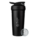 Coqueteleira Blender Bottle Strada Stainless Steel 710ml Cor Preto
