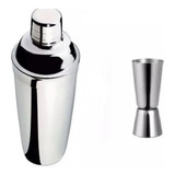 Coqueteleira Inox 750ml Drinks Bartender Dosador Kit Pro