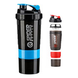 Coqueteleira Shake Academia C Compartimentos P Suplementos