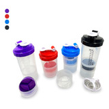 Coqueteleira Shakeira Garrafa Academia Squeeze Whey 1 Em 3