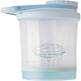 Coqueteleira Shaker Academia Compartimento Suplementos Divisórias 600ml Azul